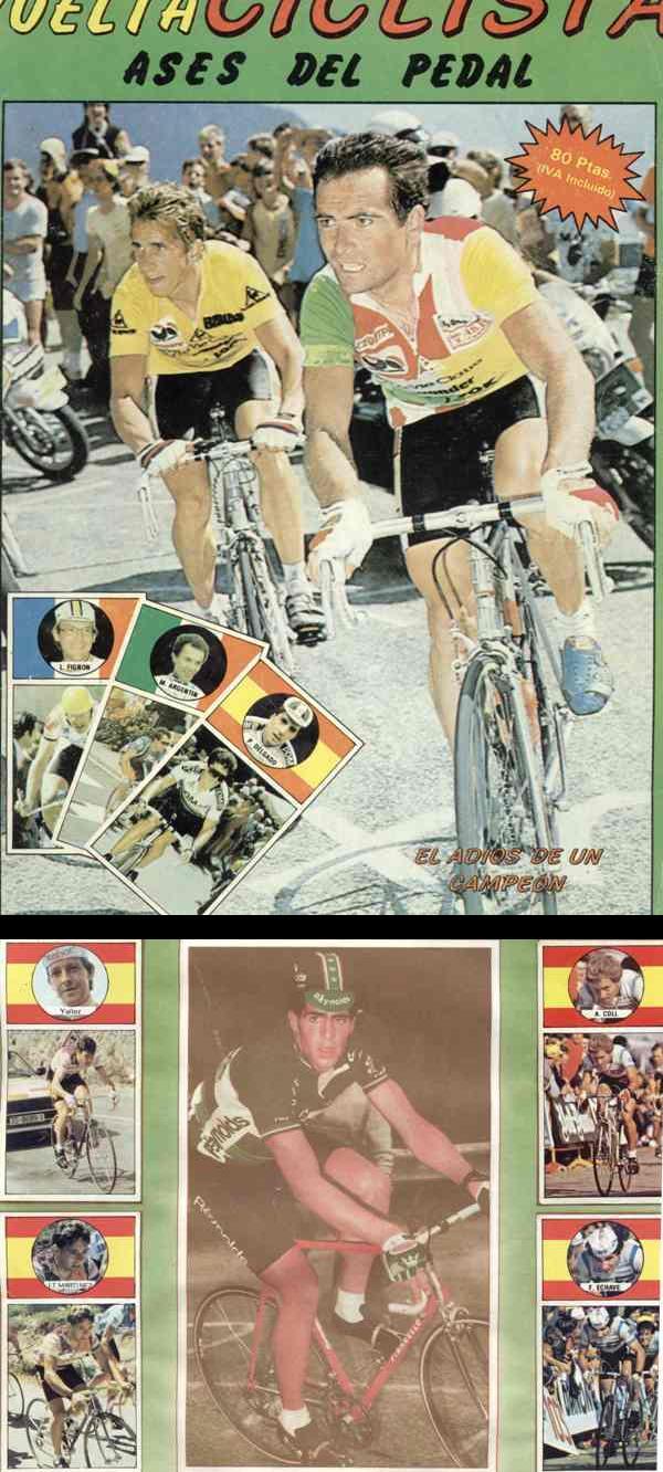 �lbum de cromos de Vuelta ciclista, ases del pedal