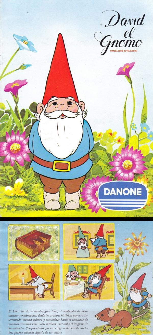 En venta - �lbum de cromos de David el Gnomo de Danone - A�o 1985 - (Completo)