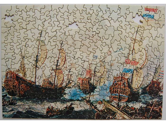 Juguetes Plaven - Puzzle Grandes combates navales - Batalla de los cuatro d�as